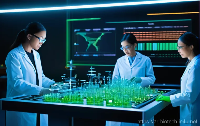 차세대 백신 기술 - **Prompt:** A vibrant, futuristic laboratory scene where diverse scientists, fully clothed in clean ...