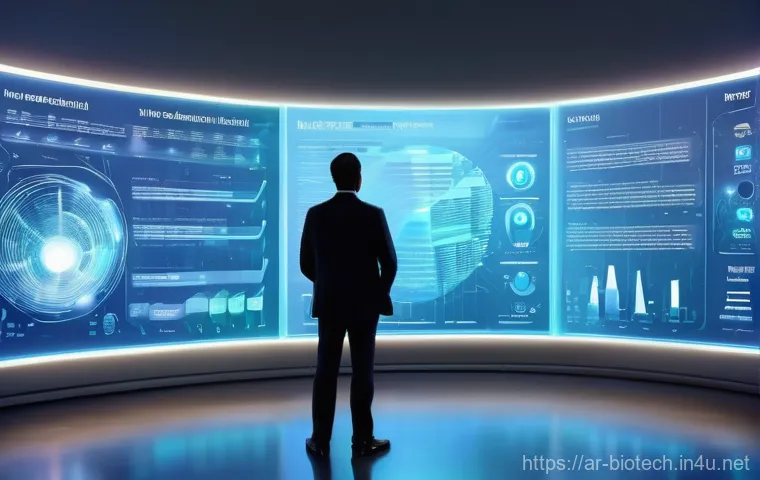 개인화된 유전자 분석 - **Prompt:** "A thoughtful and empowered individual, ethnically diverse, stands in a gleaming, futuri...